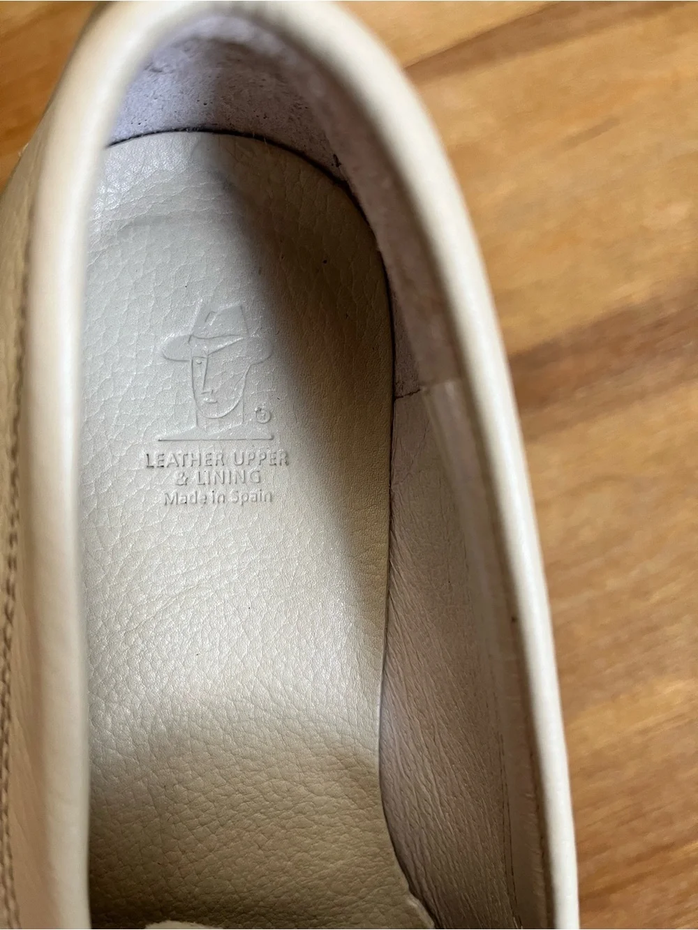 Havana Joe Men's Cream Leather Slip On Resort Loafers Made In Spain